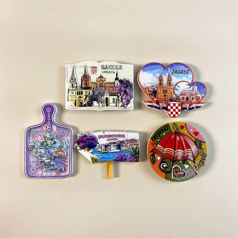 Home Decor Zagreb - Croatia Zagreb Tourist Souvenirs Creative 3D
