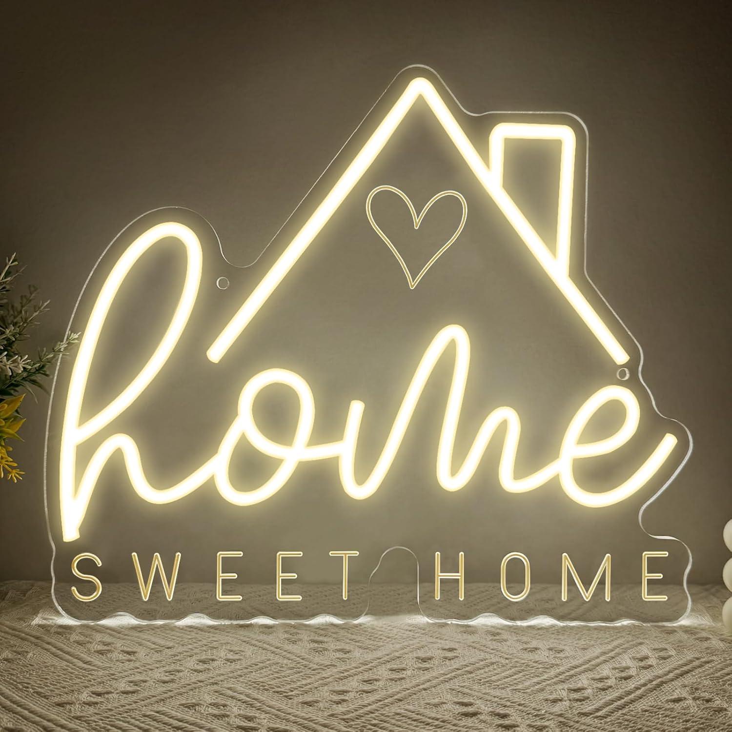 Home Decor Light - Sweet Home Neon Sign USB Dimmable