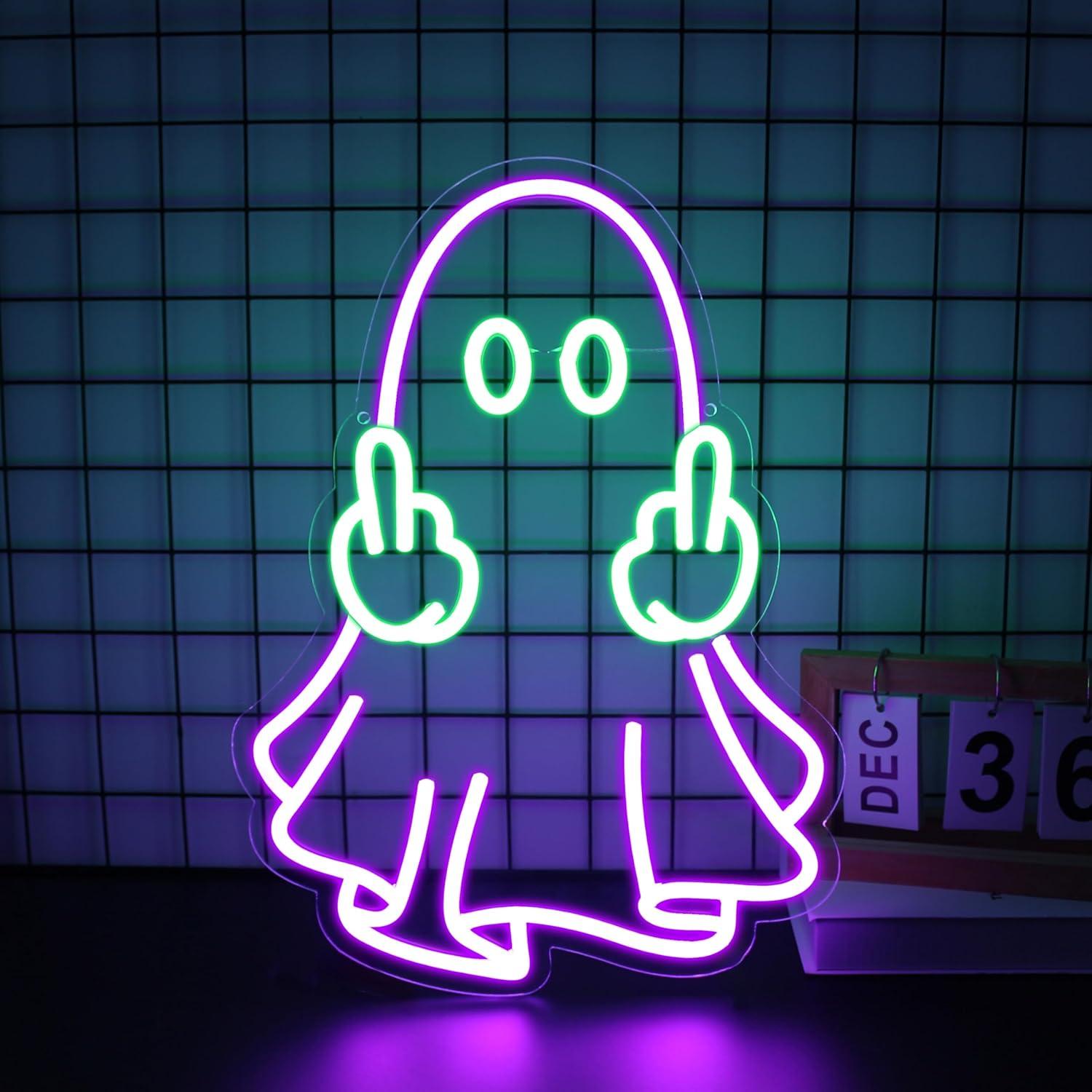 Home Decor Light - Ghost Neon Sign USB Powered LED