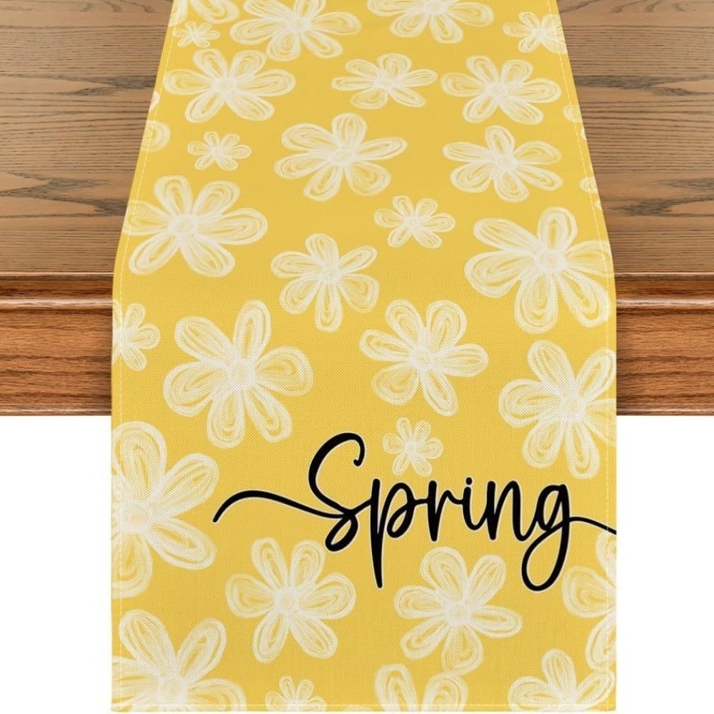 Linen Table Runner - Elegant Fresh Style Dinning Table Runner