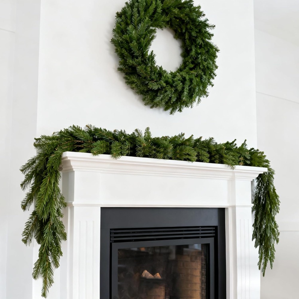 Home Decor Garland - 6 Ft Long Outdoor Norfolk Pine