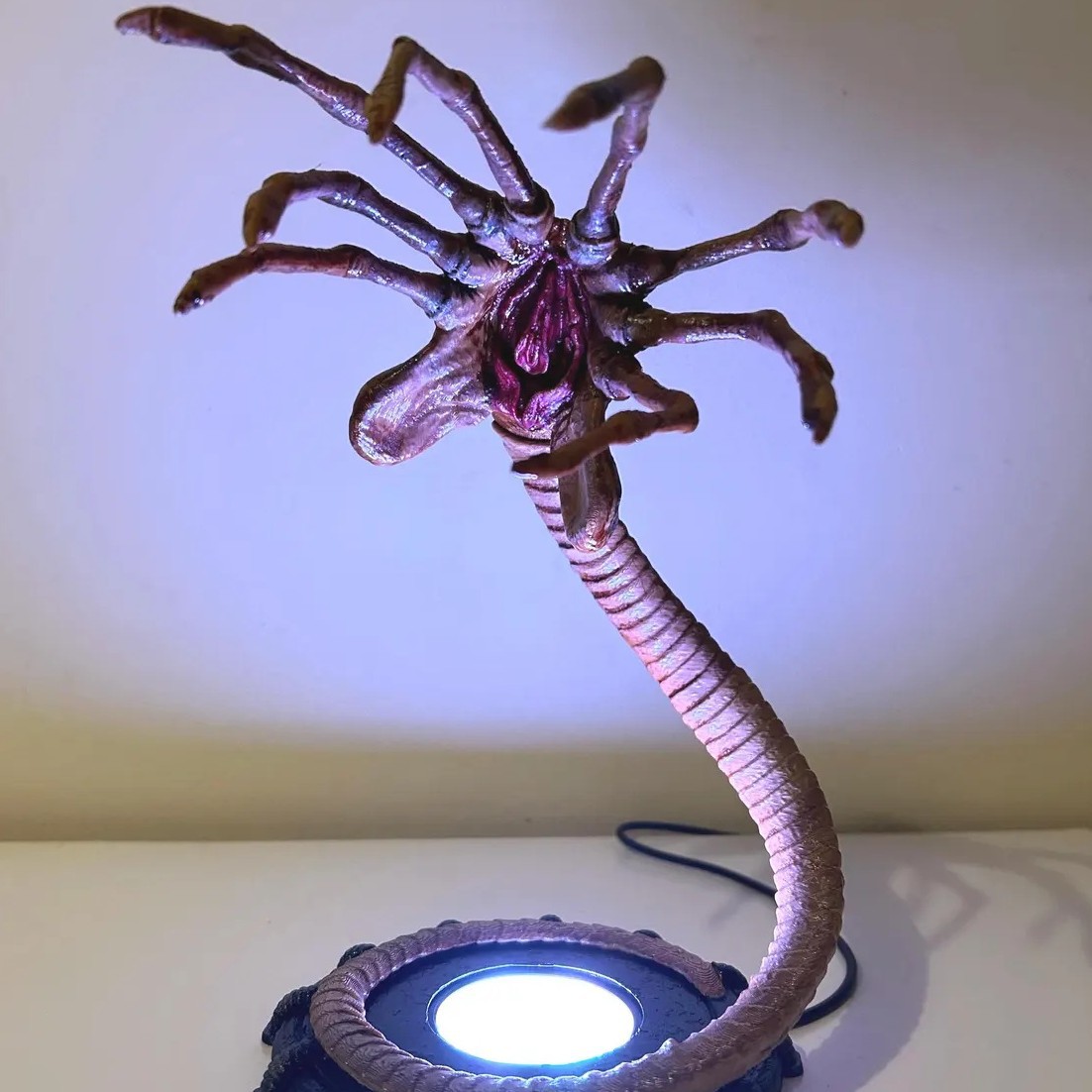 Home Decor Light - Alien Facehugger Lamp Nightlight, Flashing Halloween