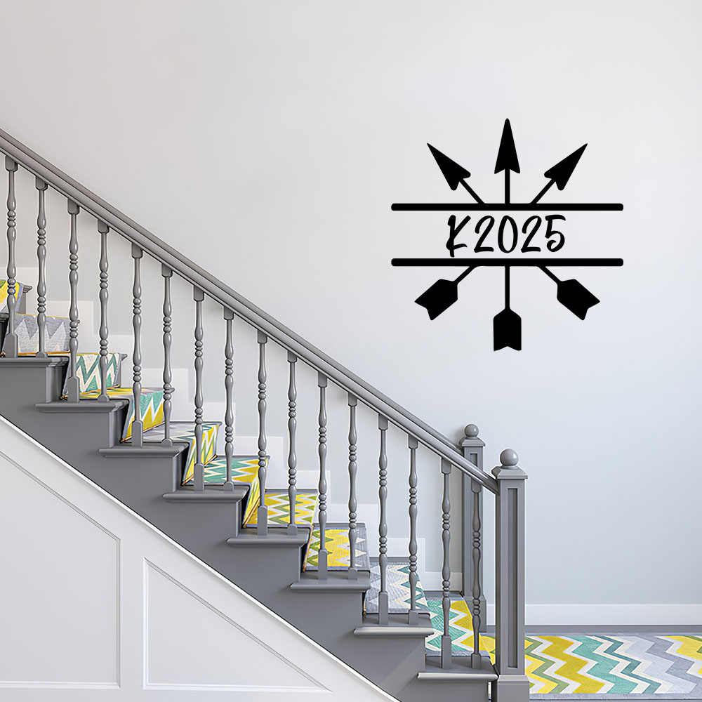 Home Decor Wall Tiles - 1PC NEW Arrow Personalized Text Wall