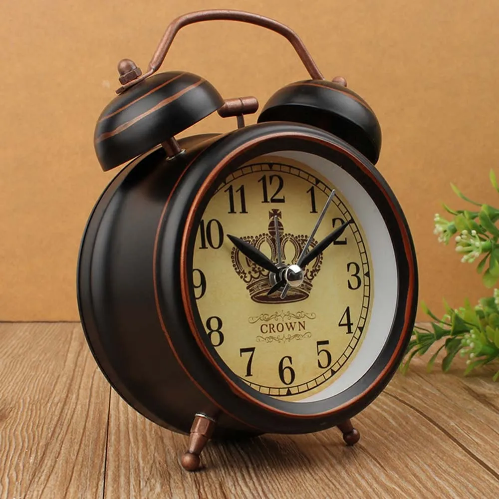 Vintage Alarm Clock - Home Vintage Night Light Alarm Clock