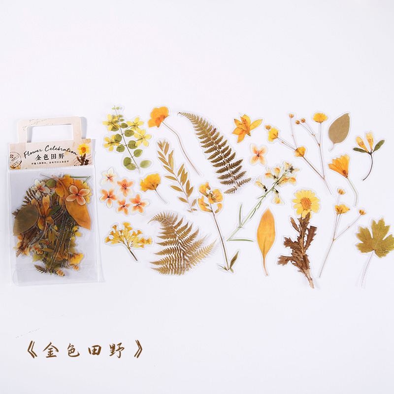Dried Flower Bouquet - 40 Sheets Vintage Dried Plant Flower