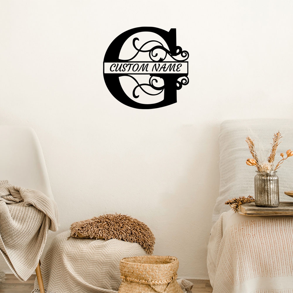 Home Decor Wall Tiles - 1PC Excellent Letter G Customizable Text