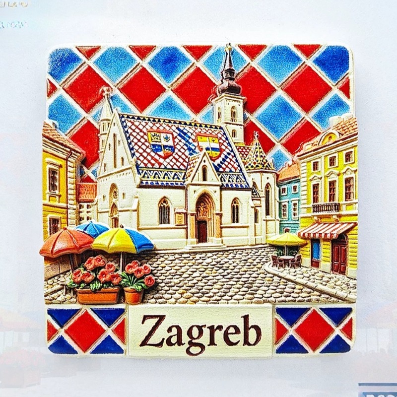 Croatia Fridge Magnets Travel  - огляд і ціна Home Decor Zagreb