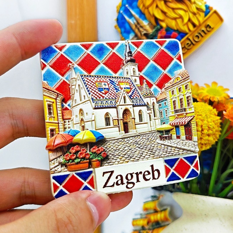 Croatia Fridge Magnets Travel  - огляд і ціна Home Decor Zagreb