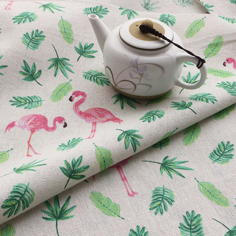 Flamingo Printed Cotton Linen  - огляд і ціна Linen Table Runner