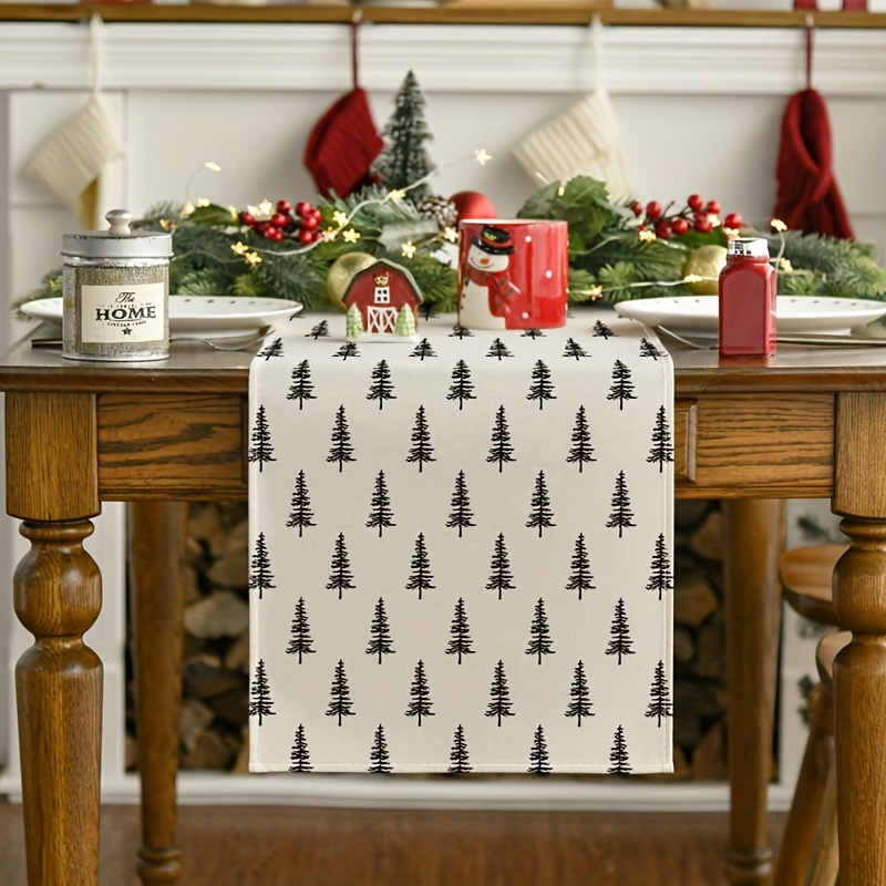 Simple Christmas Tree Table Ru - огляд і ціна Linen Table Runner