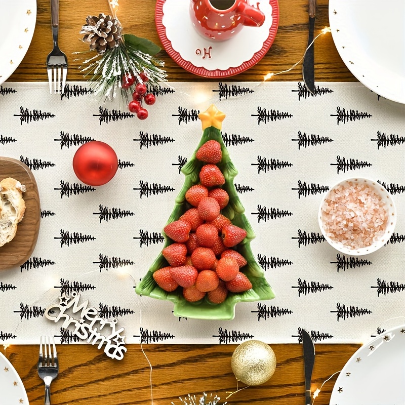 Simple Christmas Tree Table Ru - огляд і ціна Linen Table Runner