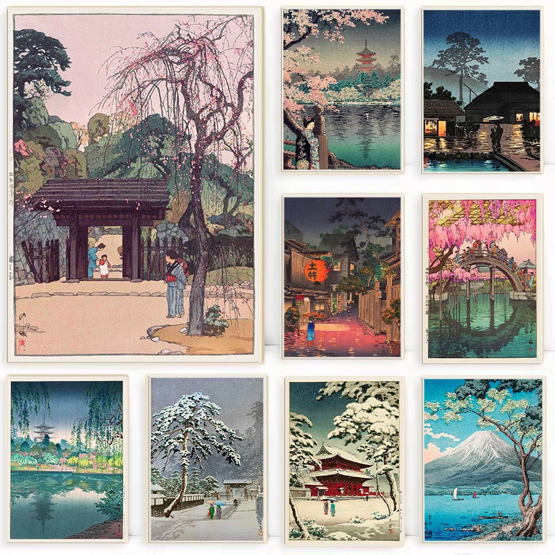 Retro Ukiyo-e Traditional Japa - огляд і ціна Home Decor Tokyo