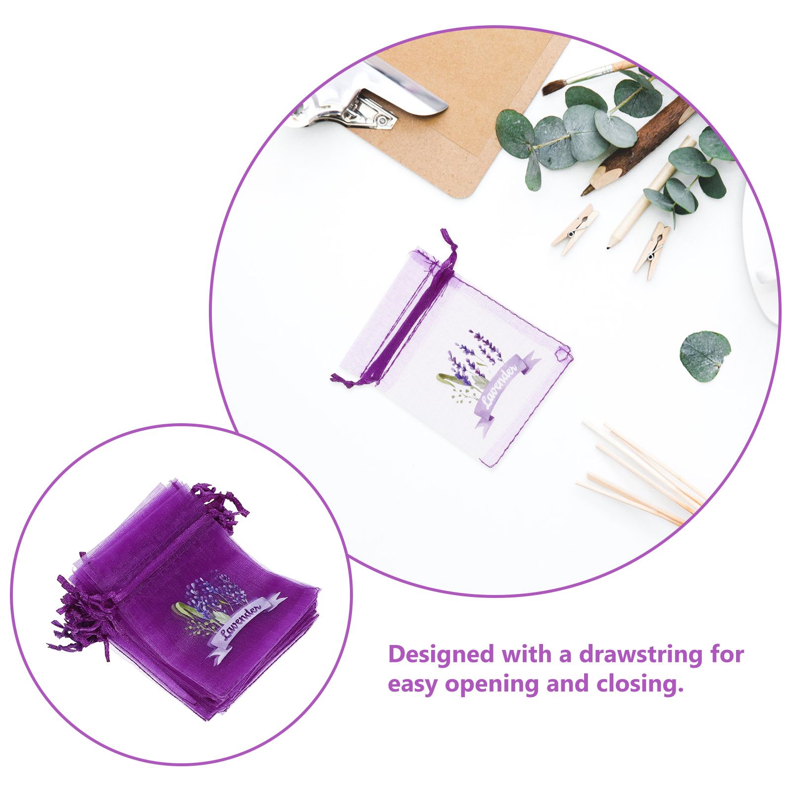 20 Pcs Empty Lavender Sachets  - огляд і ціна Dried Flower Bouquet