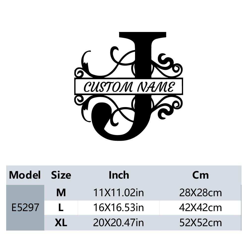 1PC Fashion Letter J Custom Na - огляд і ціна Home Decor Wall Tiles