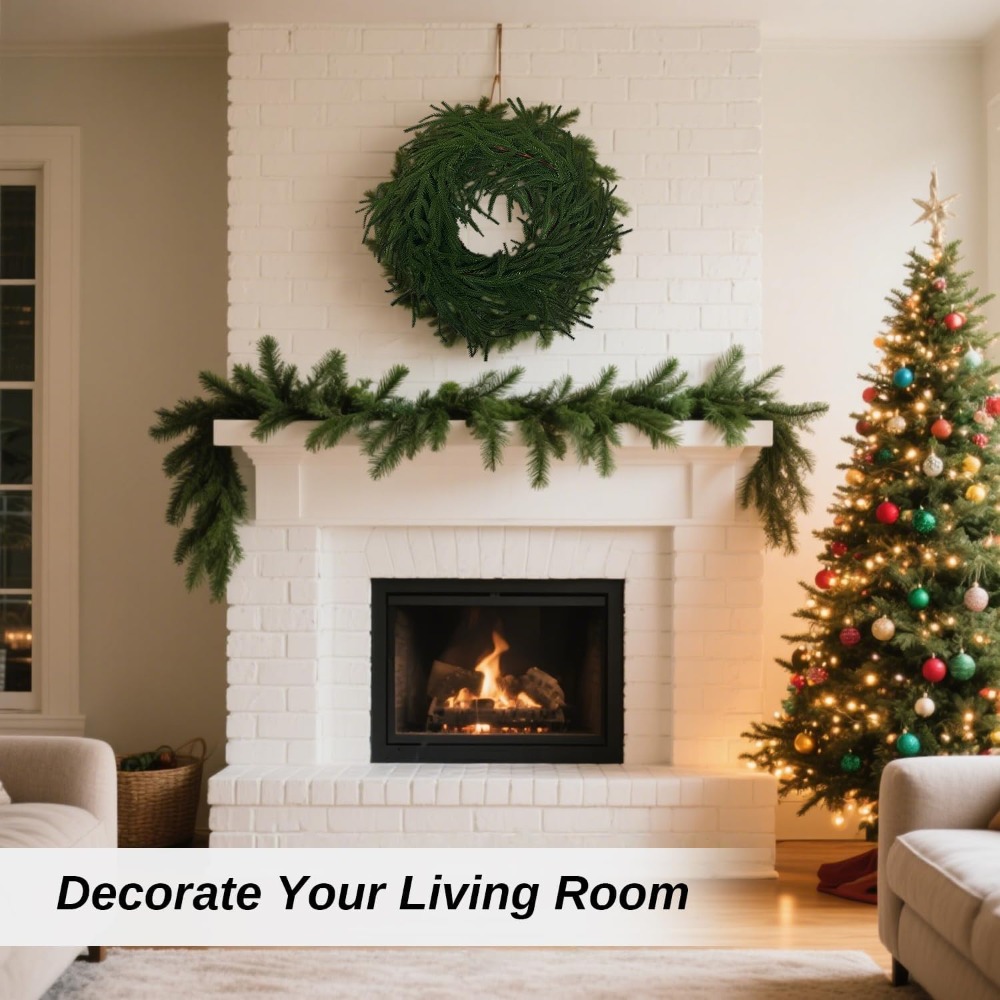 6 Ft Long Outdoor Norfolk Pine - огляд і ціна Home Decor Garland