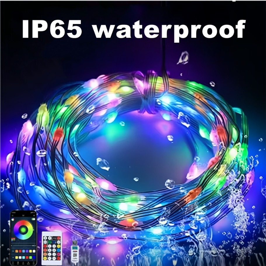 WS2812B LED Light String Smart - огляд і ціна Home Decor Garland