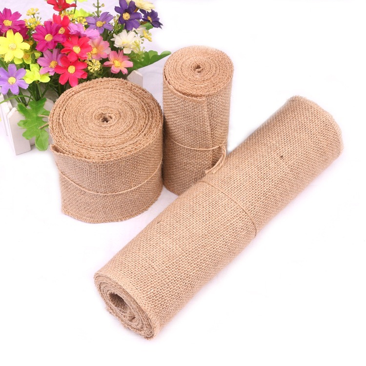 5-30CM Natural Jute Linen Fabr - огляд і ціна Linen Table Runner