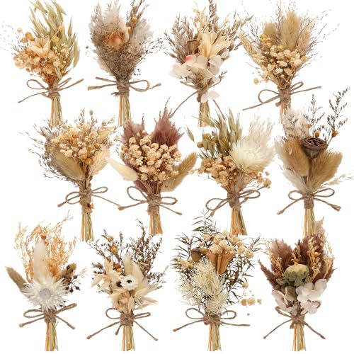 12PCS Mini Dried Flower Bouque - огляд і ціна Dried Flower Bouquet