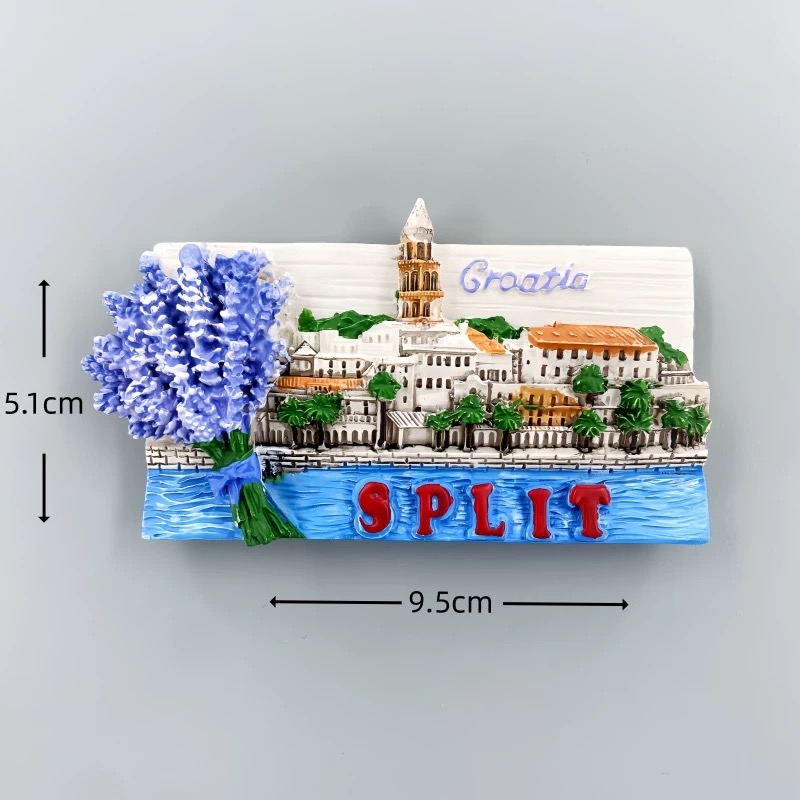 Croatia 3D Resin Fridge Magnet - огляд і ціна Home Decor Zagreb