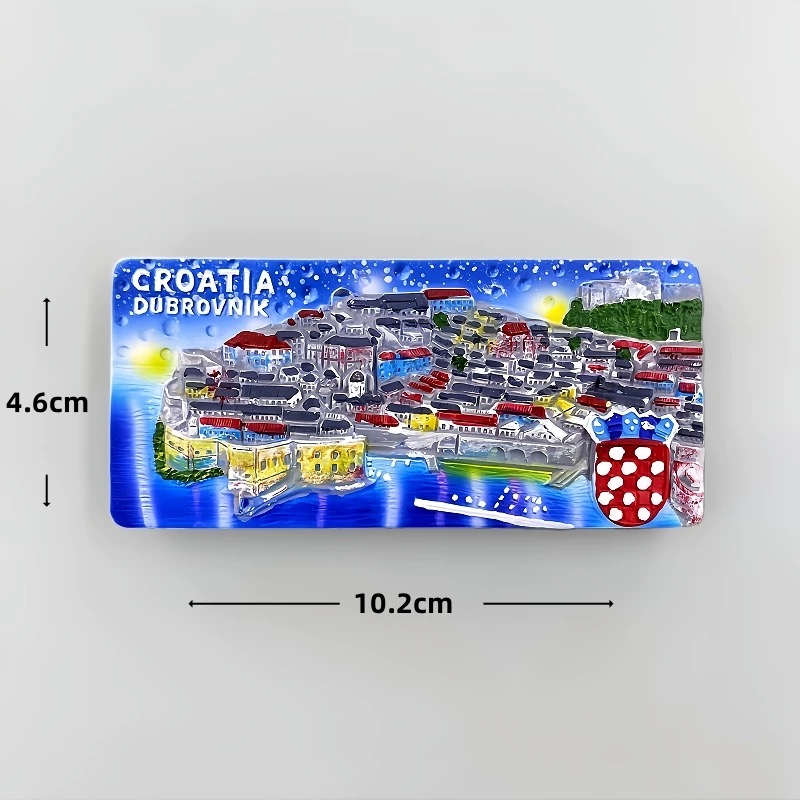 Croatia 3D Resin Fridge Magnet - огляд і ціна Home Decor Zagreb