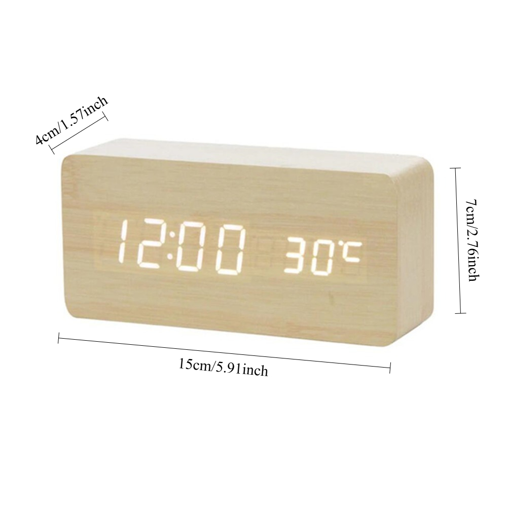 Multicolor Sound Control Woode - огляд і ціна Vintage Alarm Clock
