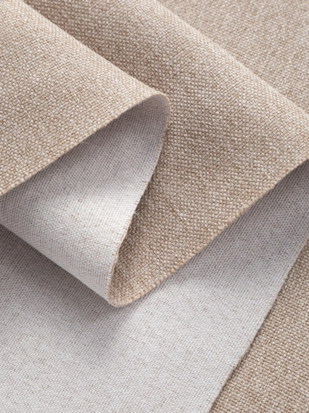 Thickened Plain Linen Fabric F - огляд і ціна Linen Table Runner