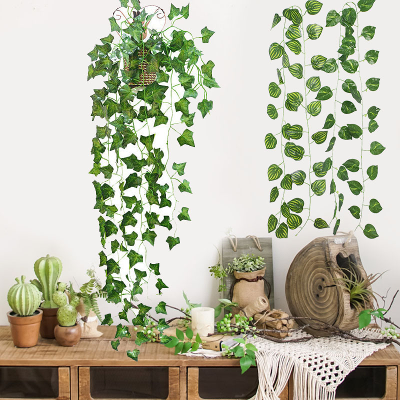 2.3m Silk Leaves Fake Creeper  - огляд і ціна Home Decor Garland