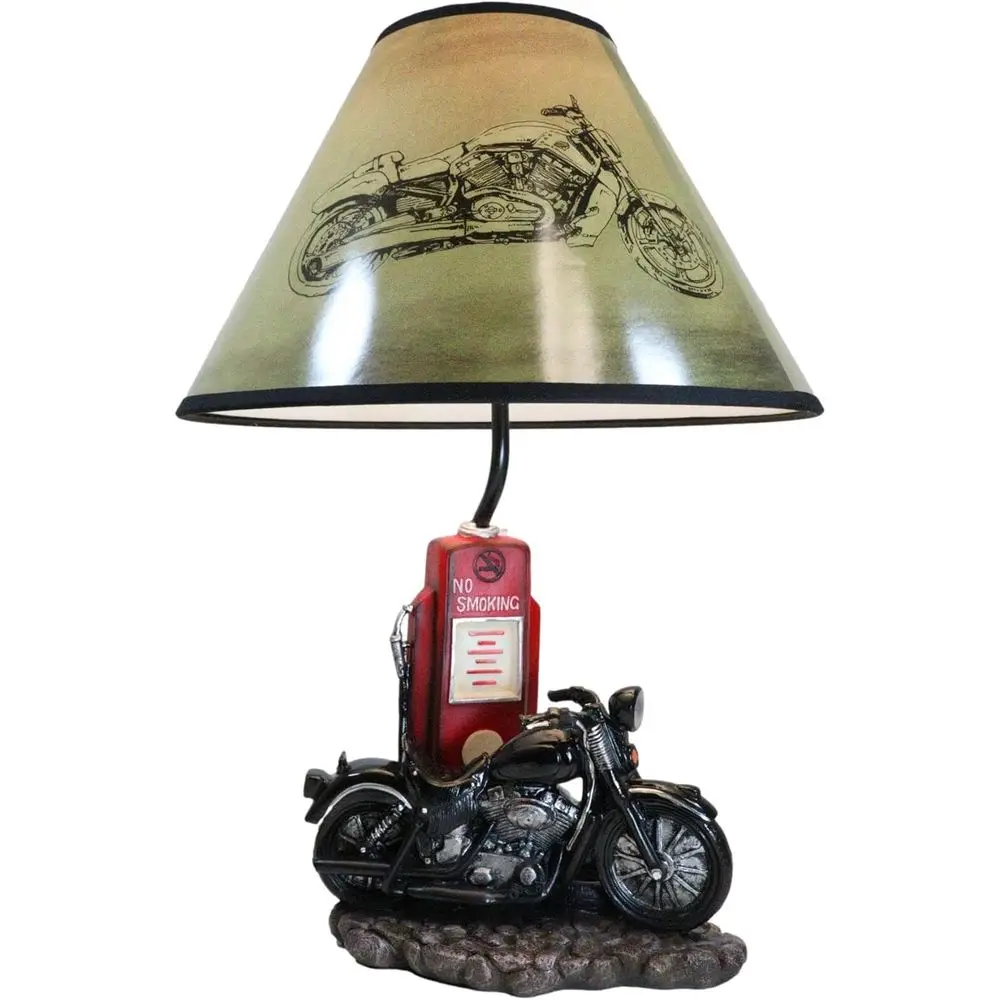 Vintage Retro Black Motorcycle - огляд і ціна Home Decor Light