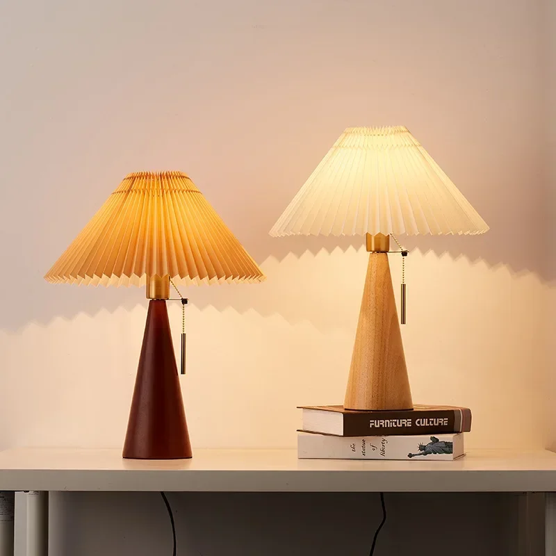 Retro Pleated Table Lamp Nordi - огляд і ціна Home Decor Light