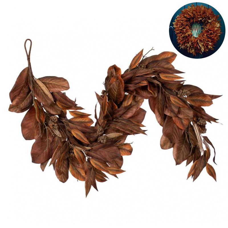 Artificial Magnolia Leaf Garla - огляд і ціна Home Decor Garland