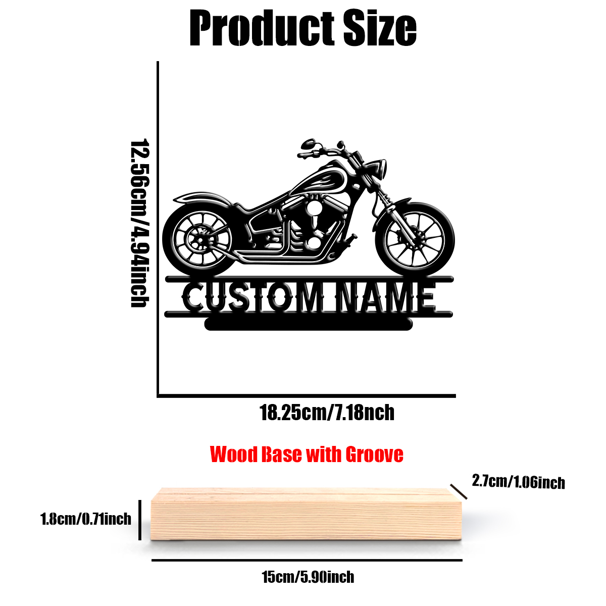 1Pc Csutom Name Road Motorbike - огляд і ціна Home Decor Halloween