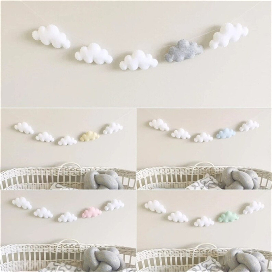 Nordic Felt Cloud Garlands Str - огляд і ціна Home Decor Garland