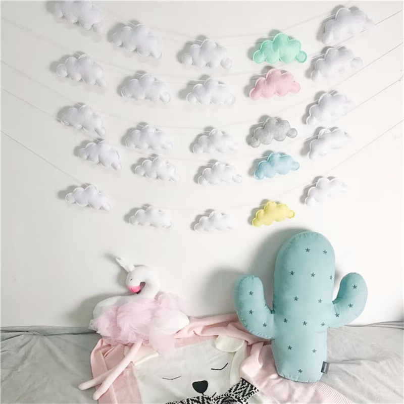 Nordic Felt Cloud Garlands Str - огляд і ціна Home Decor Garland