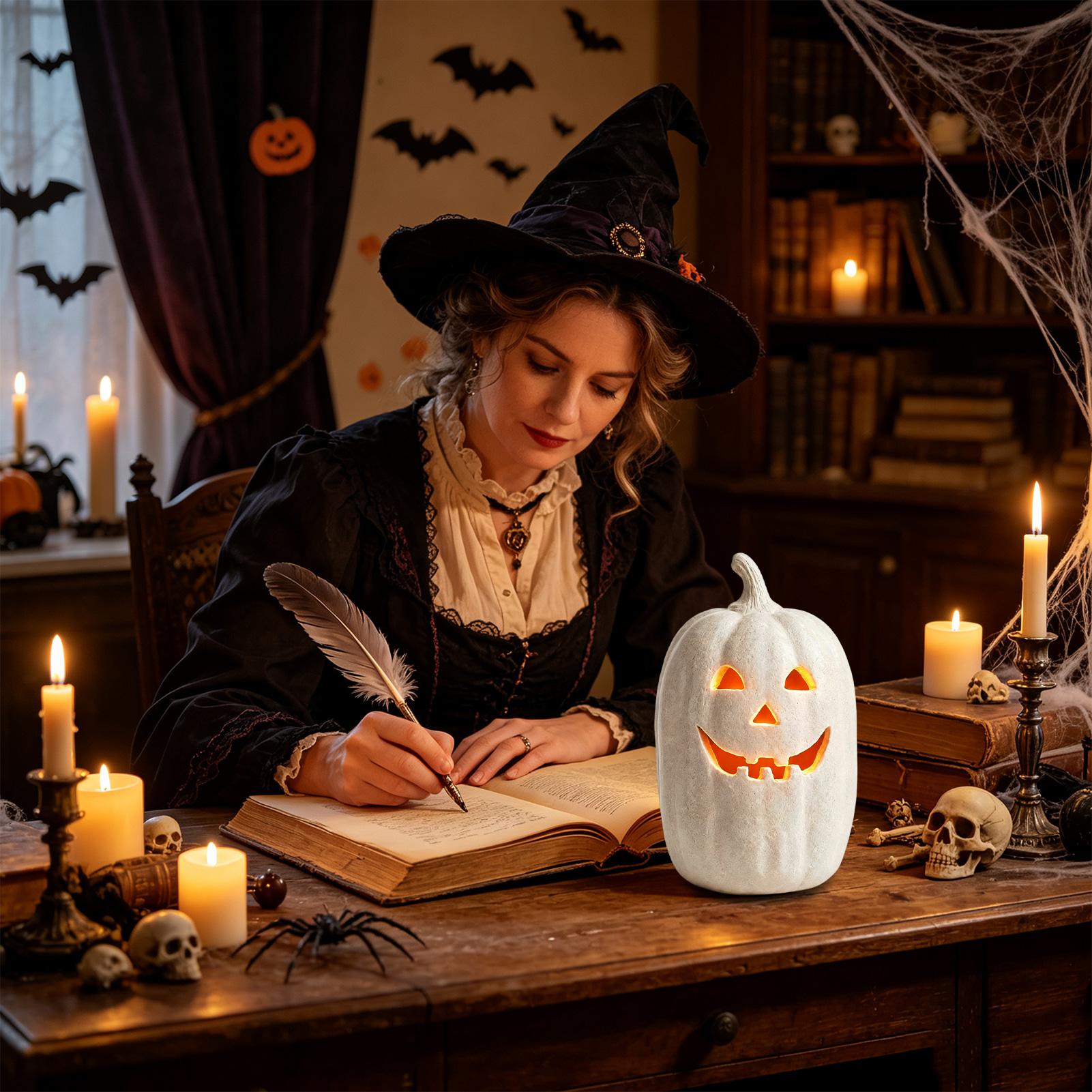 Halloween Pumpkin Decor Resin  - огляд і ціна Home Decor Halloween