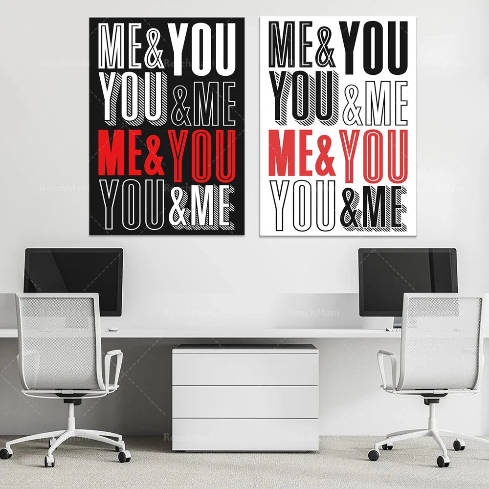 I print with you. You and me c - огляд і ціна Home Decor Etsy
