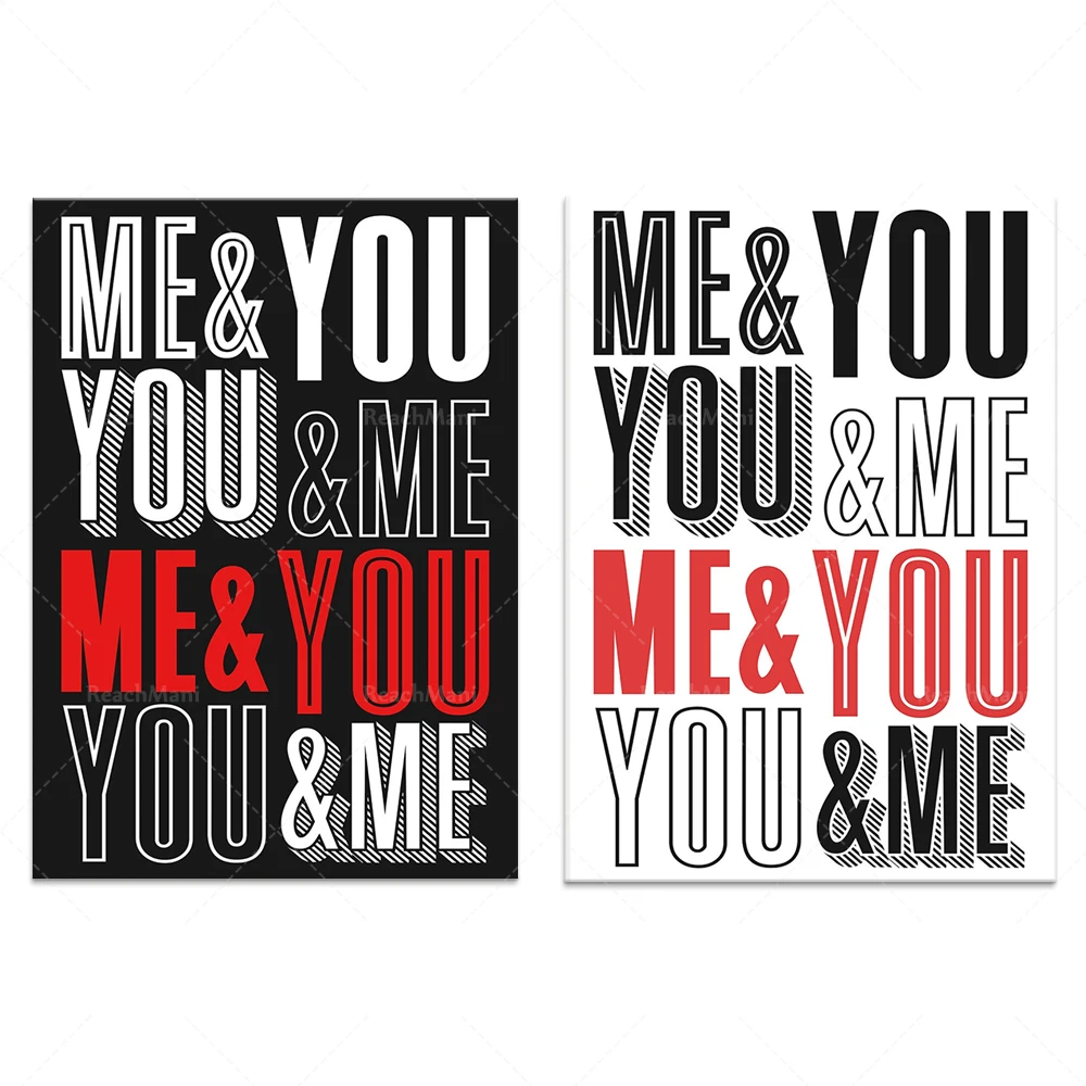 I print with you. You and me c - огляд і ціна Home Decor Etsy